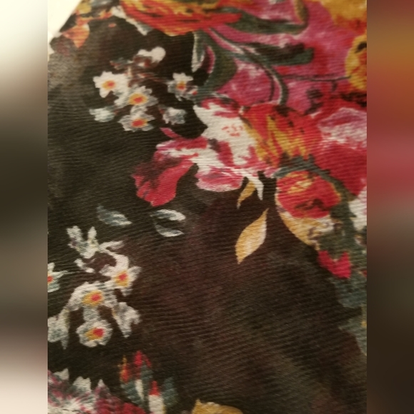 Set of 2 World Market scarves, rich, beautiful colors. - Picture 7 of 8